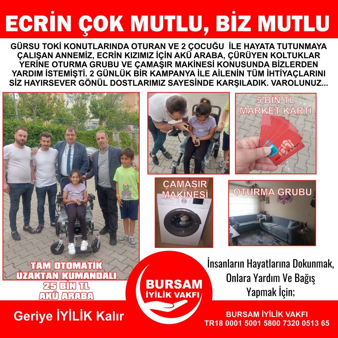 ECRİN'DEN DUA VE SELAM SİZLERE